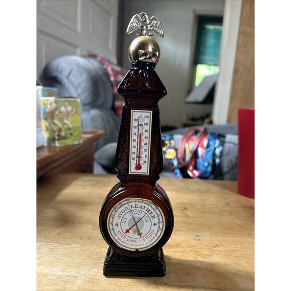 Avon Other - Vintage Avon Thermometer After Shave, LEATHER 1/2 Full No Box “Weather Or Not”